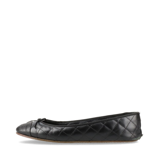 Chanel Coco Matrasse Leather Pump 38 1/2  Black G27528