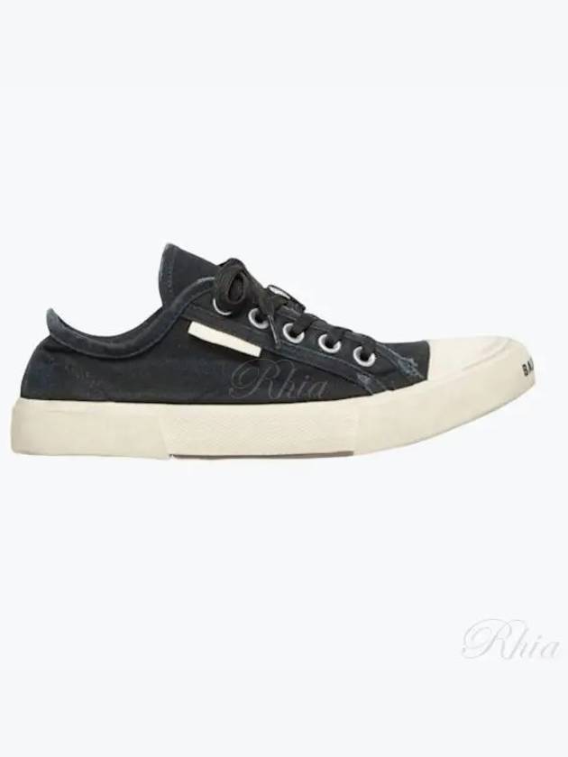 Luxury Balenciaga  Paris Low Top Sneakers Black