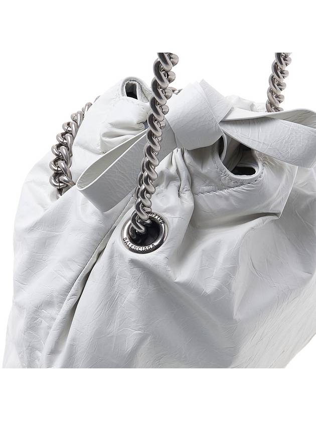 Luxury Balenciaga  WoMen's Crush Small Tote Bag Optic White