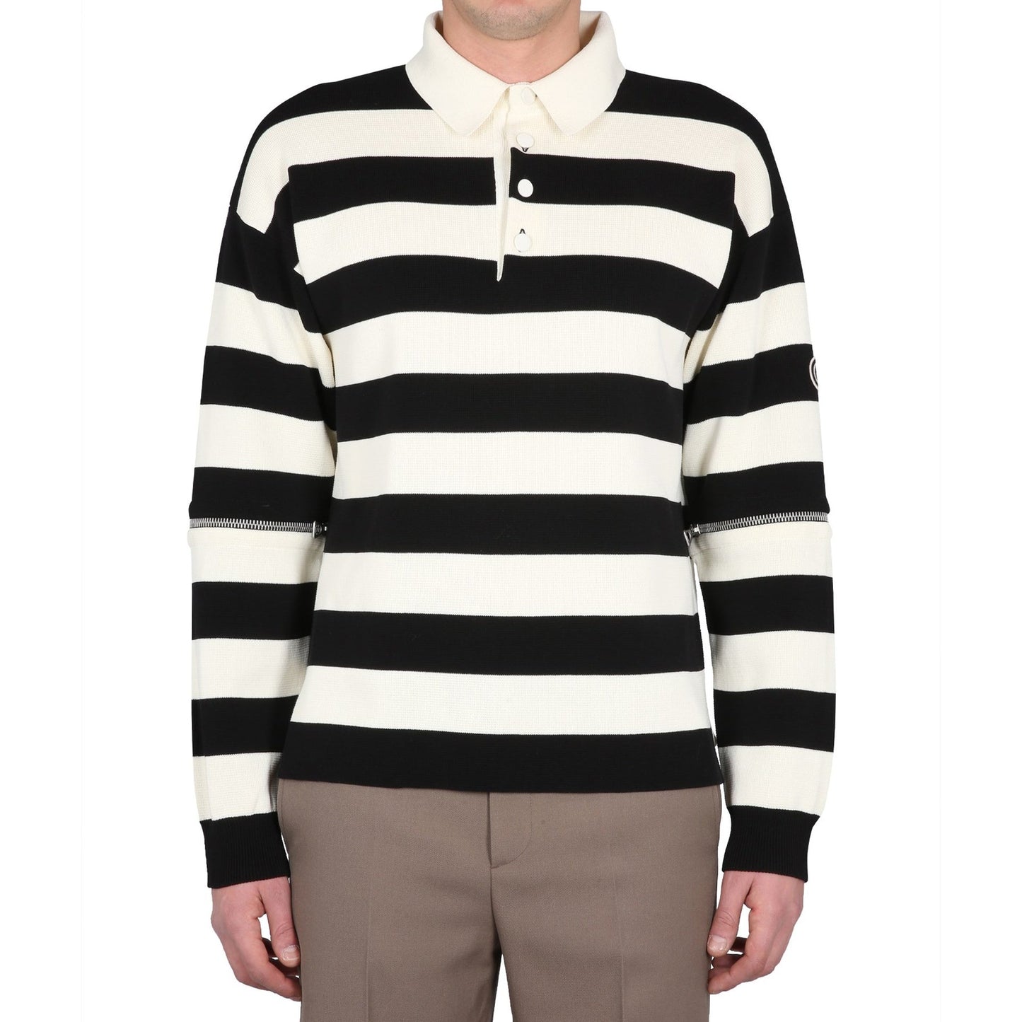 Gucci Striped Cotton Polo Men