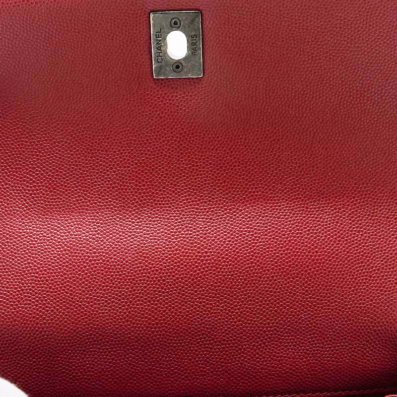 CHANEL Matrasse Coco Handle 2WAY Handbag Caviar S Red (Silver G ) Handbag  Shoulder Bag Ladies Handbag Hybrid 【 Delivery】 Netherlands Online