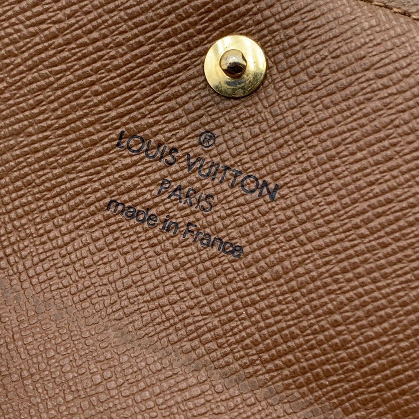 LOUIS VUITTON Monogram Elise Square Compact Wallet M61654