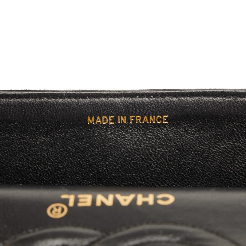 Chanel Mattress 25 Double Flat Chain houlder Bag Black Sweater Lady Chanel