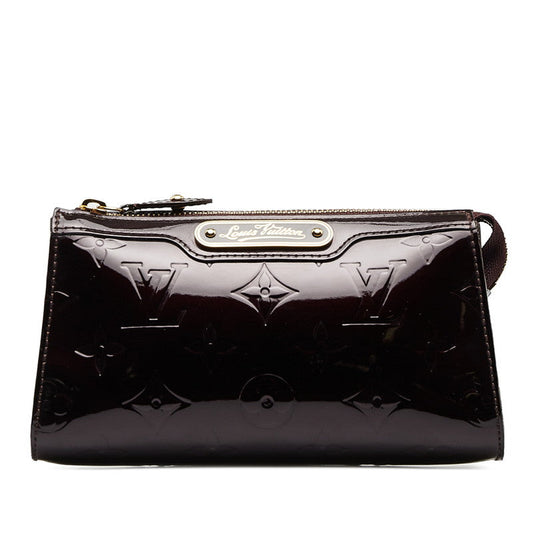 Louis Vuitton Monogram Verney Tours Cosmetic  M93564 Amarant Pearl Patent Leather  Louis Vuitton