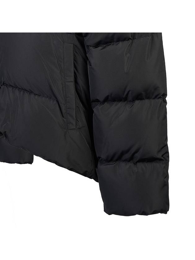Luxury Balenciaga  Sporty B Logo Point Down Padding Black