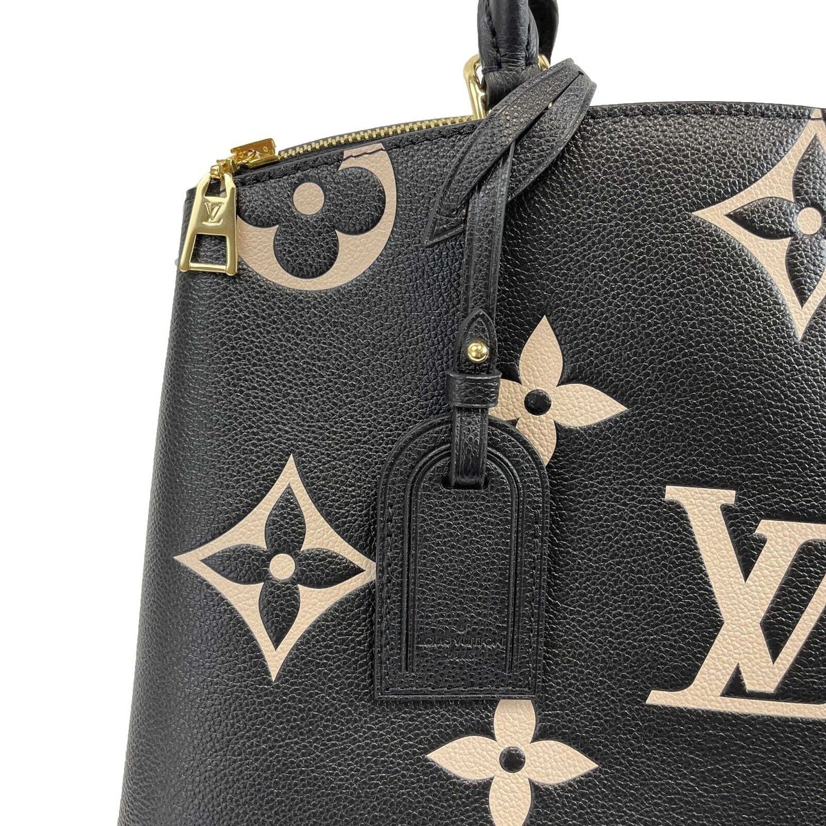 LOUIS VUITTON NEW Grand Palais Large Bicolor Monogram Top Handle w/ Strap