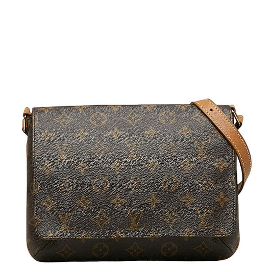 Louis Vuitton Monogram Muset Tango Short Shoulder Bag M51257 Brown PVC Leather  Louis Vuitton