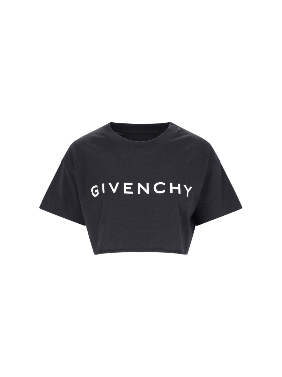 Givenchy Women Logo Cropped T-Shirt