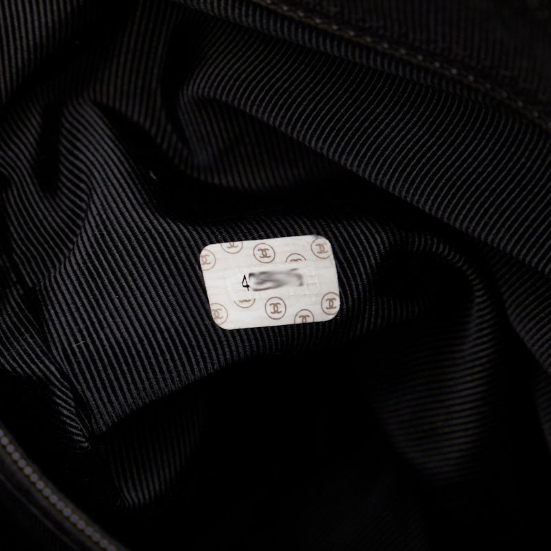 Chanel Triple Co. Gold  Chain houlder Bag Black Caviar S  CHANEL
