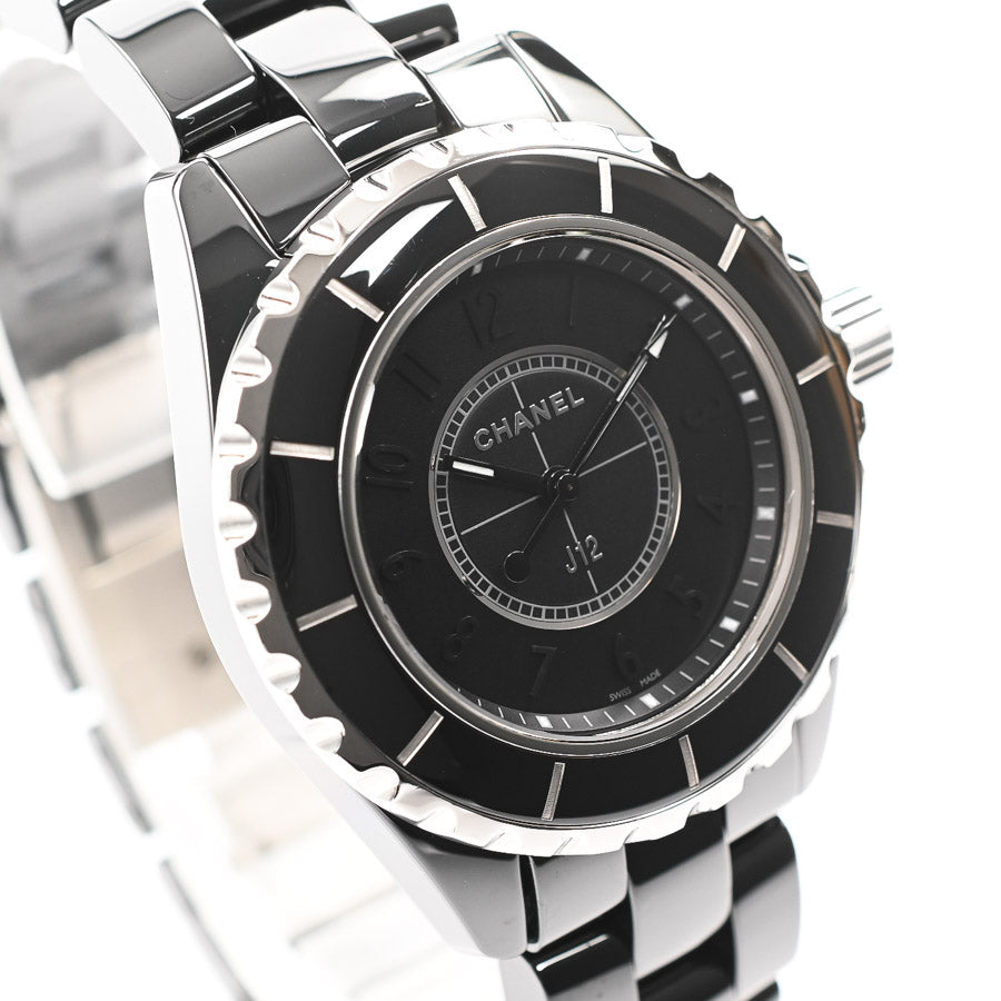 Chanel J12 33mm Black Intense Watch H3828 Black