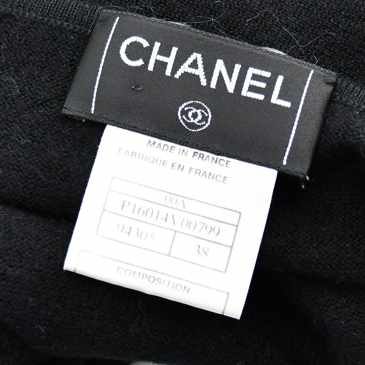 Chanel Sweater Black 00A #38