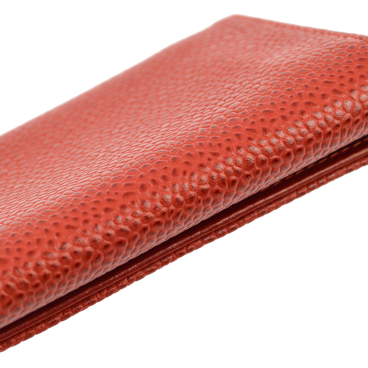 Chanel Red Caviar Key Case Small Good