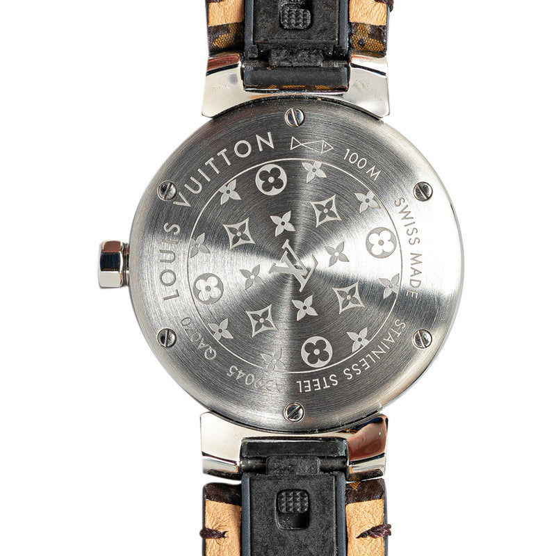 Louis Vuitton Monogram Tubular Canvas Strap M  R15231 Automatic  Brown Dial PVC Leather  Louis Vuitton