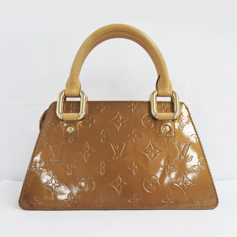 Louis Vuitton Monogram Vernis Mini Force Bronze M91120 Handbag Mini Bag Brown G