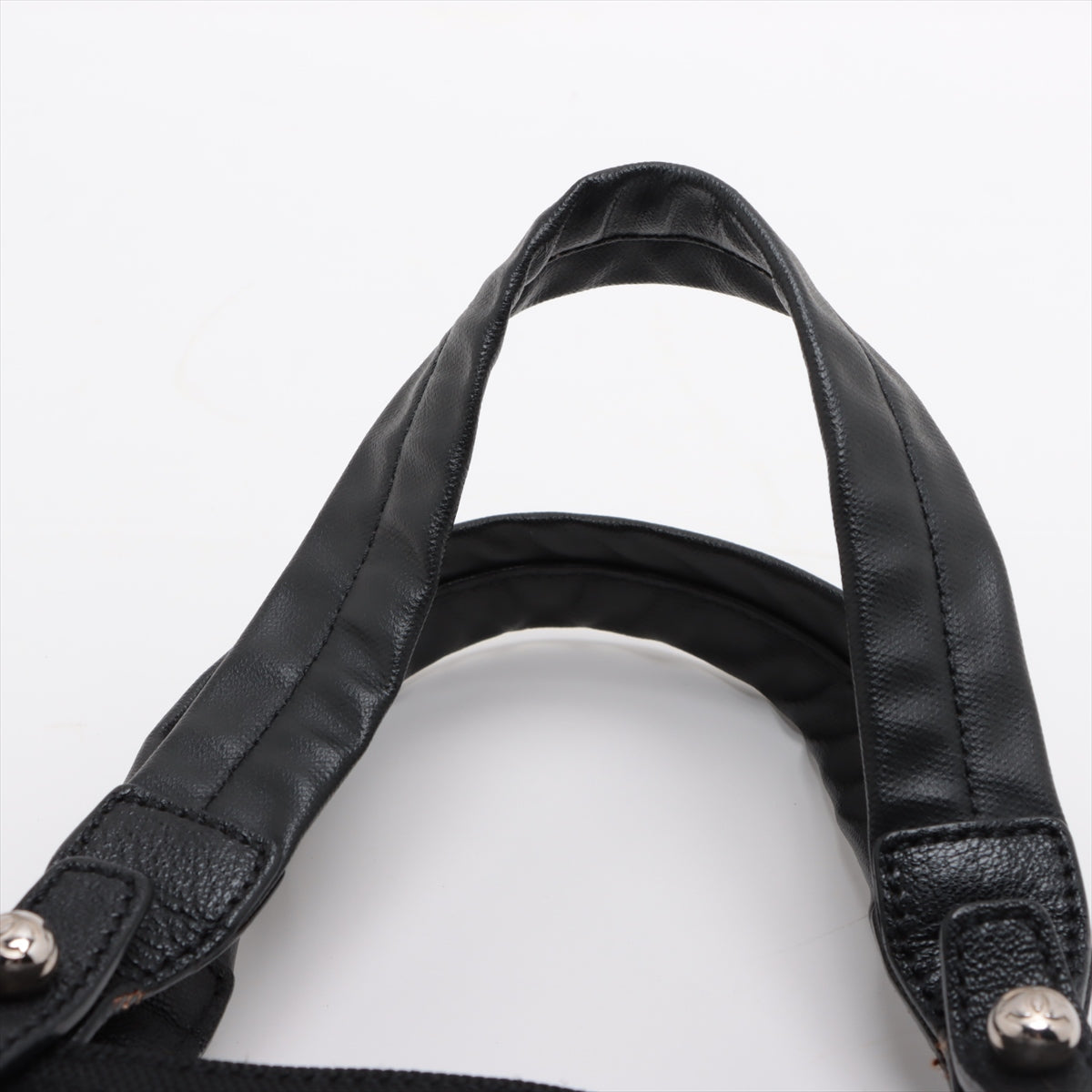 CHANEL PARIBIARITZ MM  Linen Tote Bag Black Silver G  13th