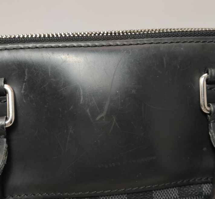 Preloved Louis Vuitton (LV)Porte-Documents Jour bag Black 36cm 250327781122850