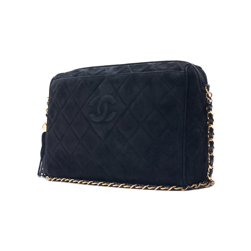 Chanel Matrasse Coco Chain Shoulder Swede Black  Shoulder Bag Mini Shoulder Bag  Shoulder Bag Hybrid 【French】【 Ship】 Dharma Sharma Online
