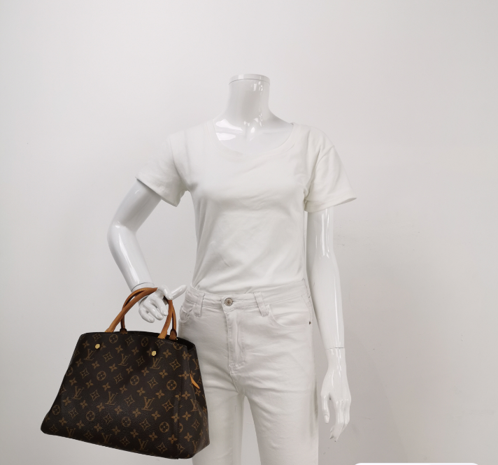 Preloved Louis Vuitton (LV) Monogram Montaigne Medium 35CM brown 2014YEAR 250205781050440