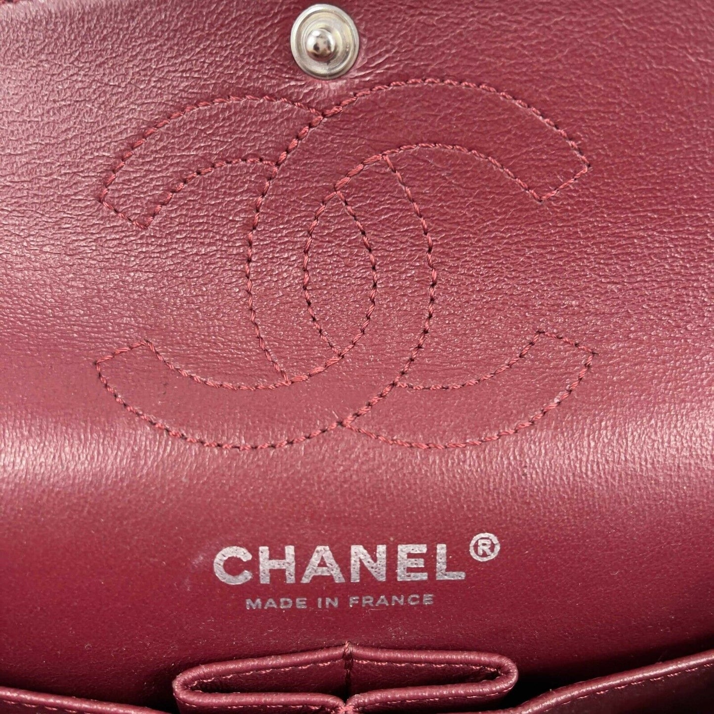 CHANEL- Matte Caviar 2.55 Reissue - Diamond Quilted Mini Raspberry Crossbody