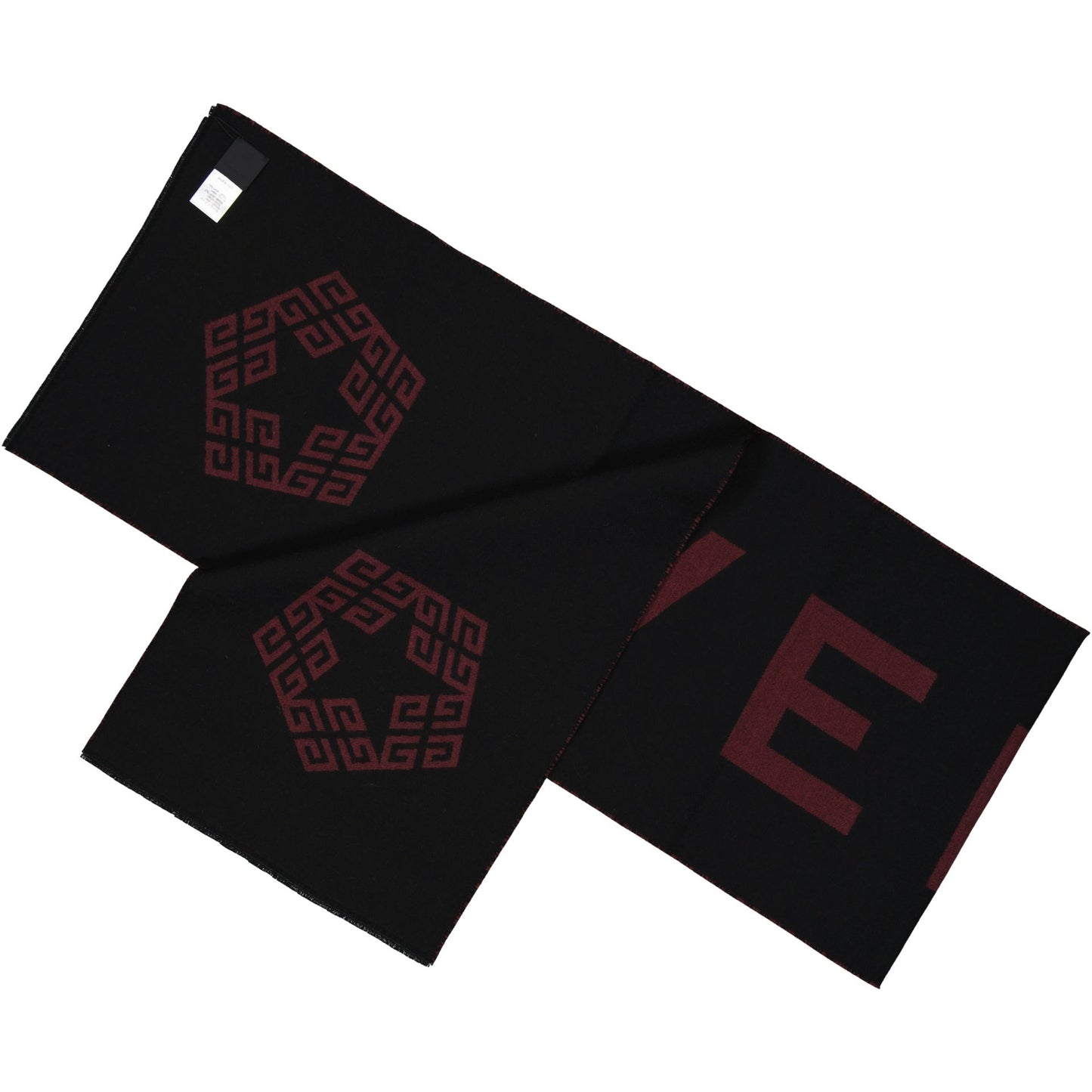 Givenchy Wool Logo Scarf Men