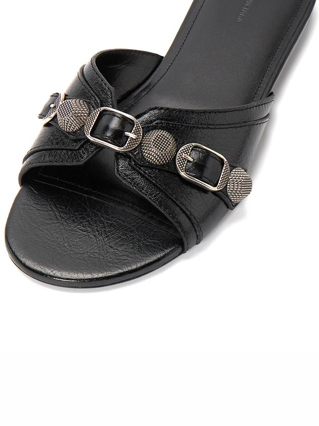 Luxury Balenciaga  Le Cagole Slippers Black