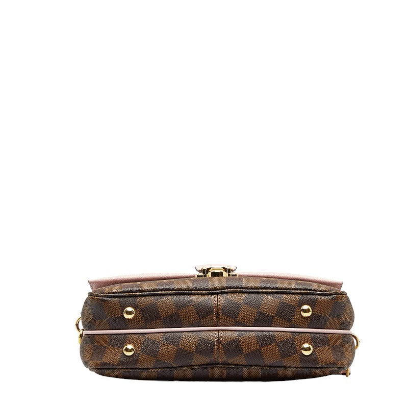 Louis Vuitton Damier Clapton Shoulder Bag N44244 Magnolia Pink Brown PVC Leather  Louis Vuitton