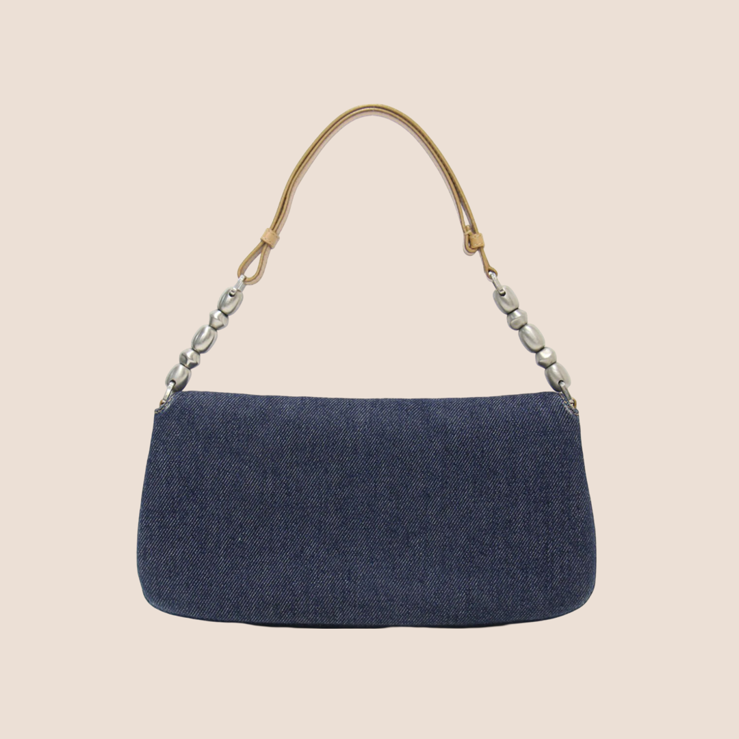 CHRISTIAN DIOR DENIM MALICE SHOULDER BAG