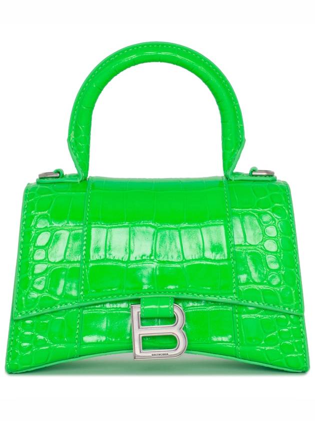 Luxury Balenciaga  Hourglass Tote Bag Green