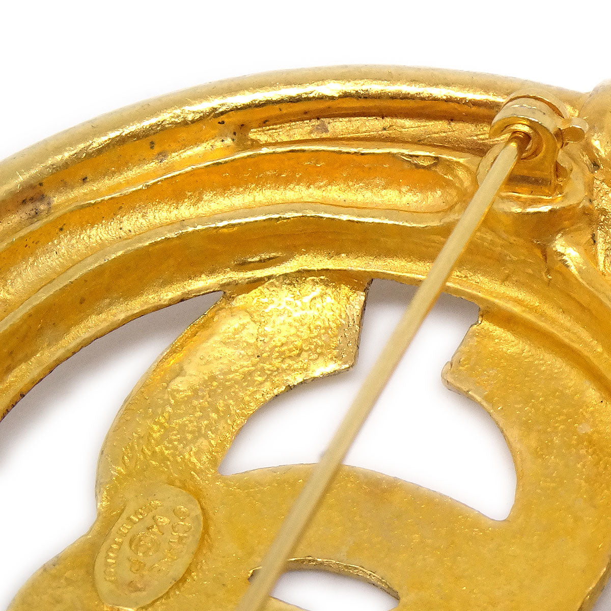 Chanel 1994 CC Spring Border Brooch Large
