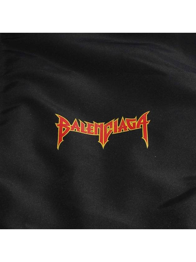 Luxury Balenciaga  Artwork Print Windbreak Black