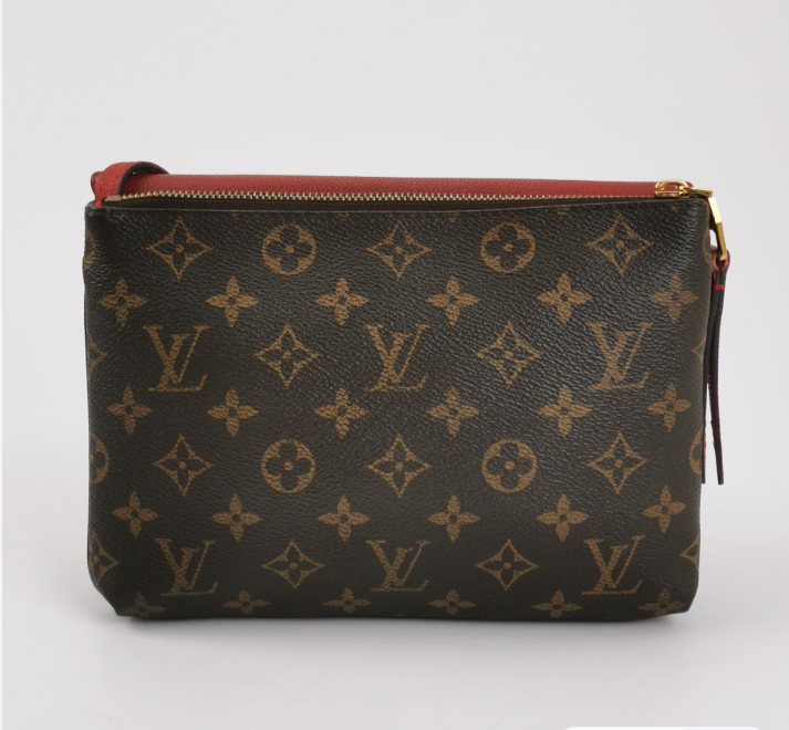 Preloved Louis Vuitton (LV) Twice Bag Red 250207781053054