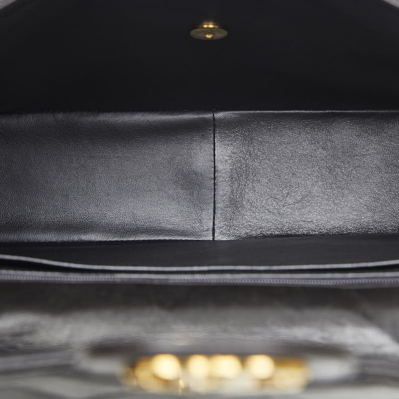 Chanel Matrases Chain Coke Chain Shoulder Bag Black G Leather  Chanel