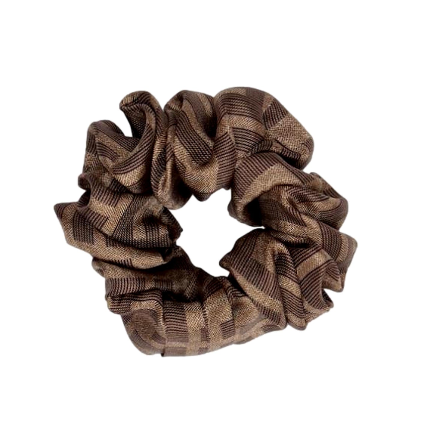 Fendi Antonio Lopez Silk Scarf and FF Logo Scrunchie Set FXT359