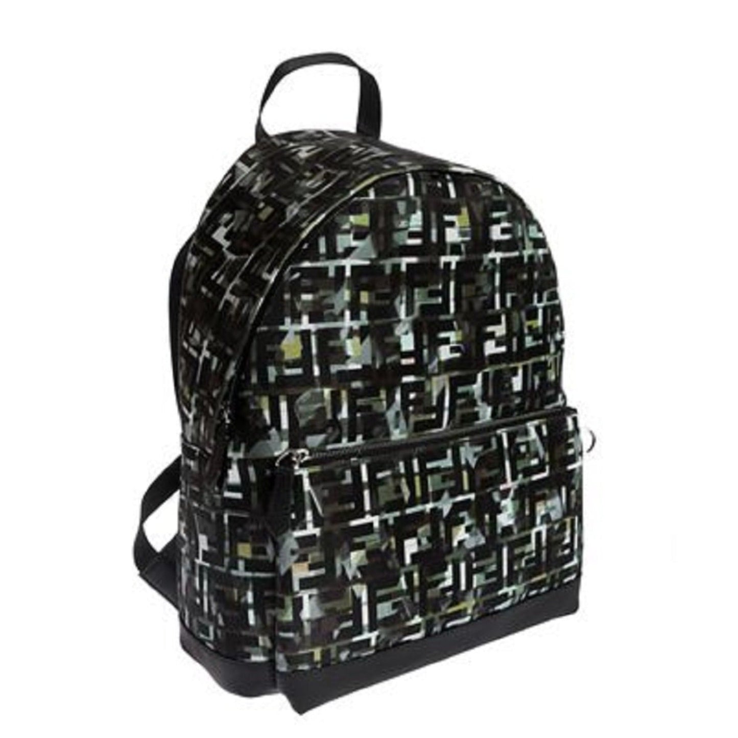 Fendi Unisex FF Multicolor Camouflage Backpack