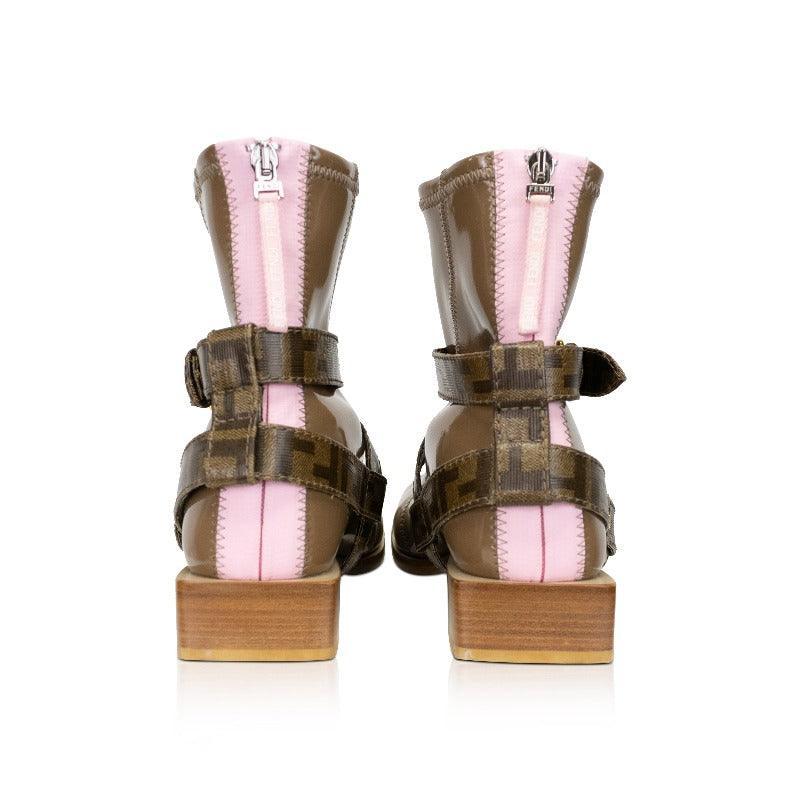 Fendi 'Fframe' Ankle Boots - 37