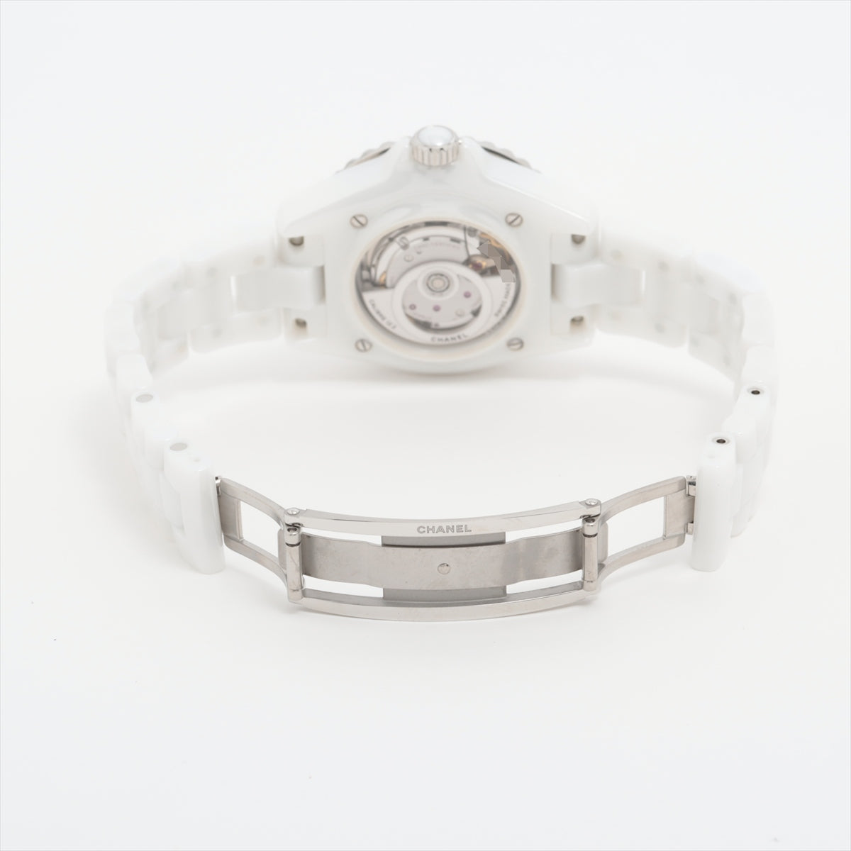Chanel J12 H5699 SSCE AT White Writing s