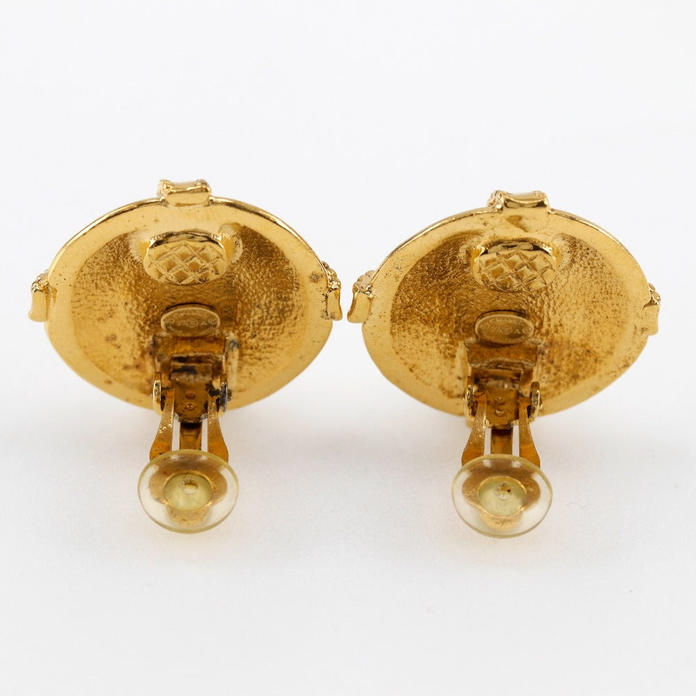 Chanel CHANEL COCOMARK Earring Vintage G  French made 1997 97A  20.2g COCO Mark