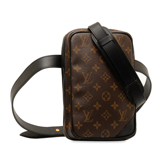 Louis Vuitton Monogram Solar R Unit Side Bag Shoulder Bag Body Bag 2WAY M44477 Brown Black PVC Leather  Louis Vuitton