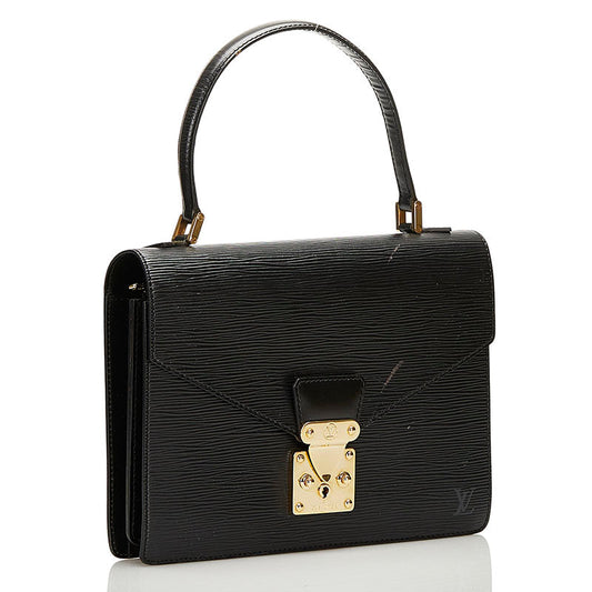 Louis Vuitton Epic Concorde Handbag M52132 Noir Black Leather  Louis Vuitton