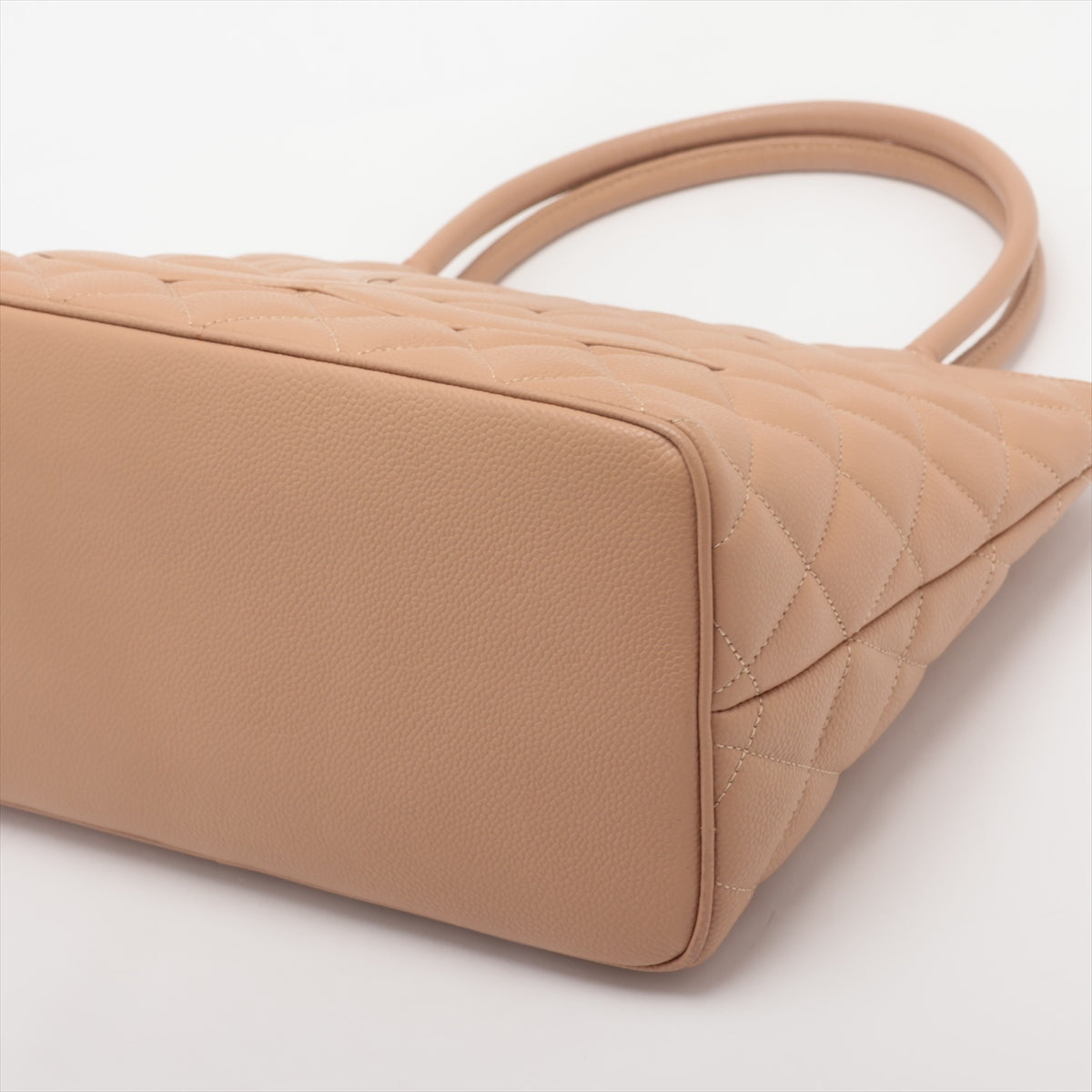 Chanel  Caviar S Tote Bag Beige G  11th