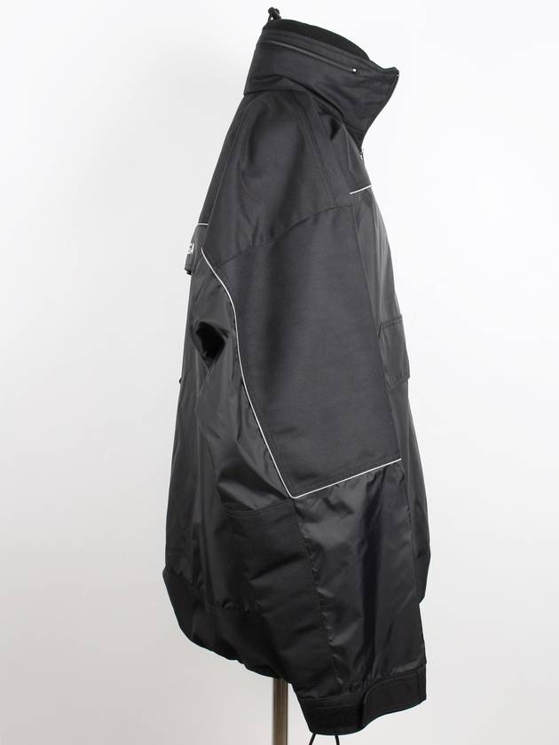 Luxury Balenciaga  Logo Anorak Black 46