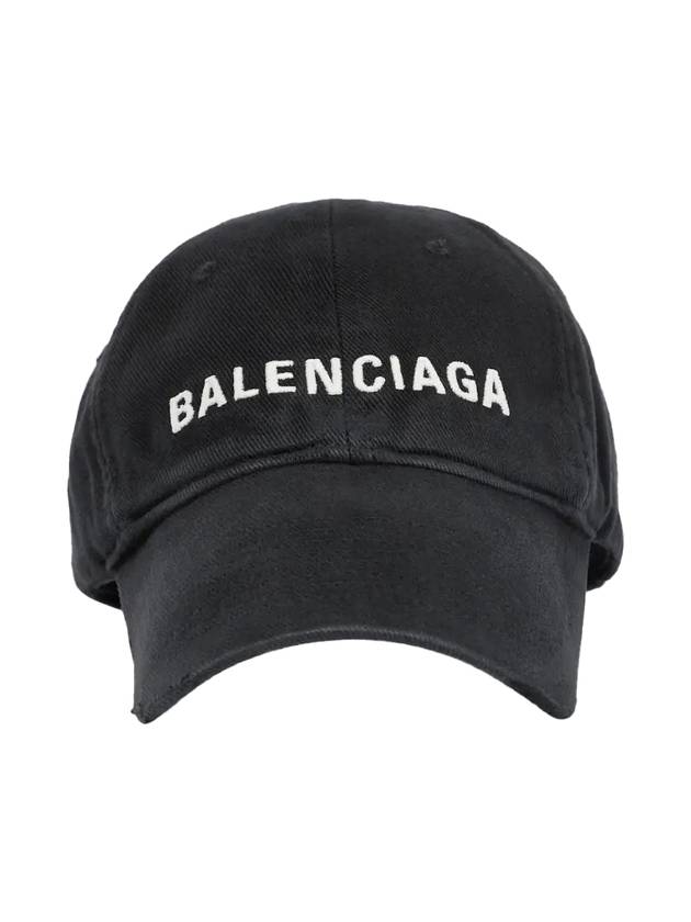 Luxury Balenciaga  Galleria Logo Ball Cap Black