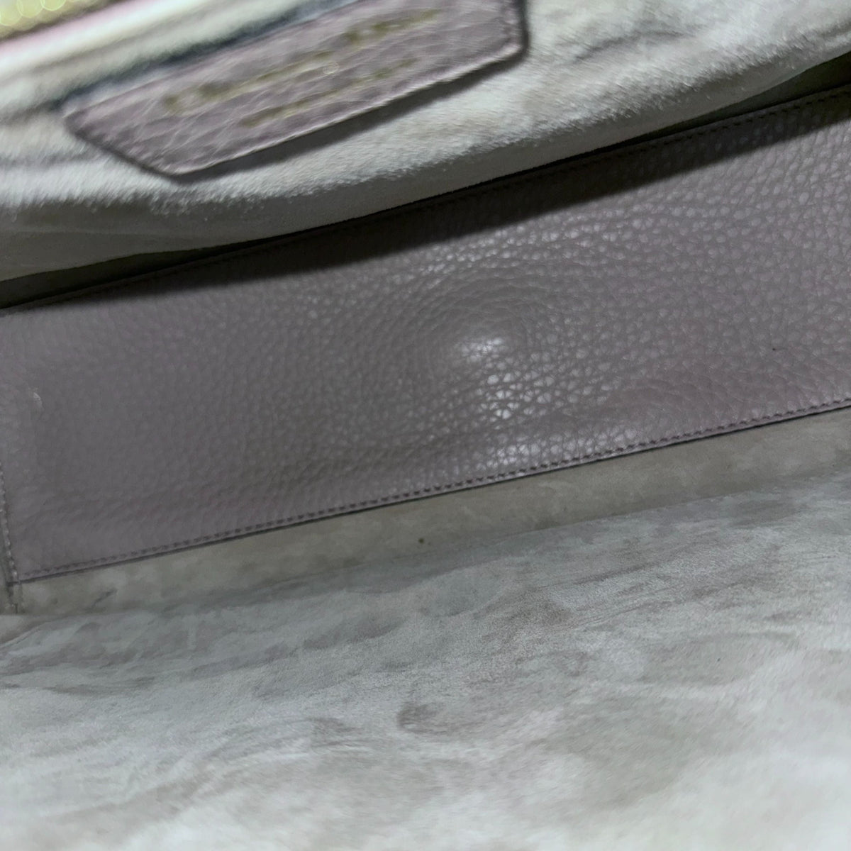 *Flap, Grained Calfskin* Lady Large Grained Calfskin Nude Pink Blush LGHW