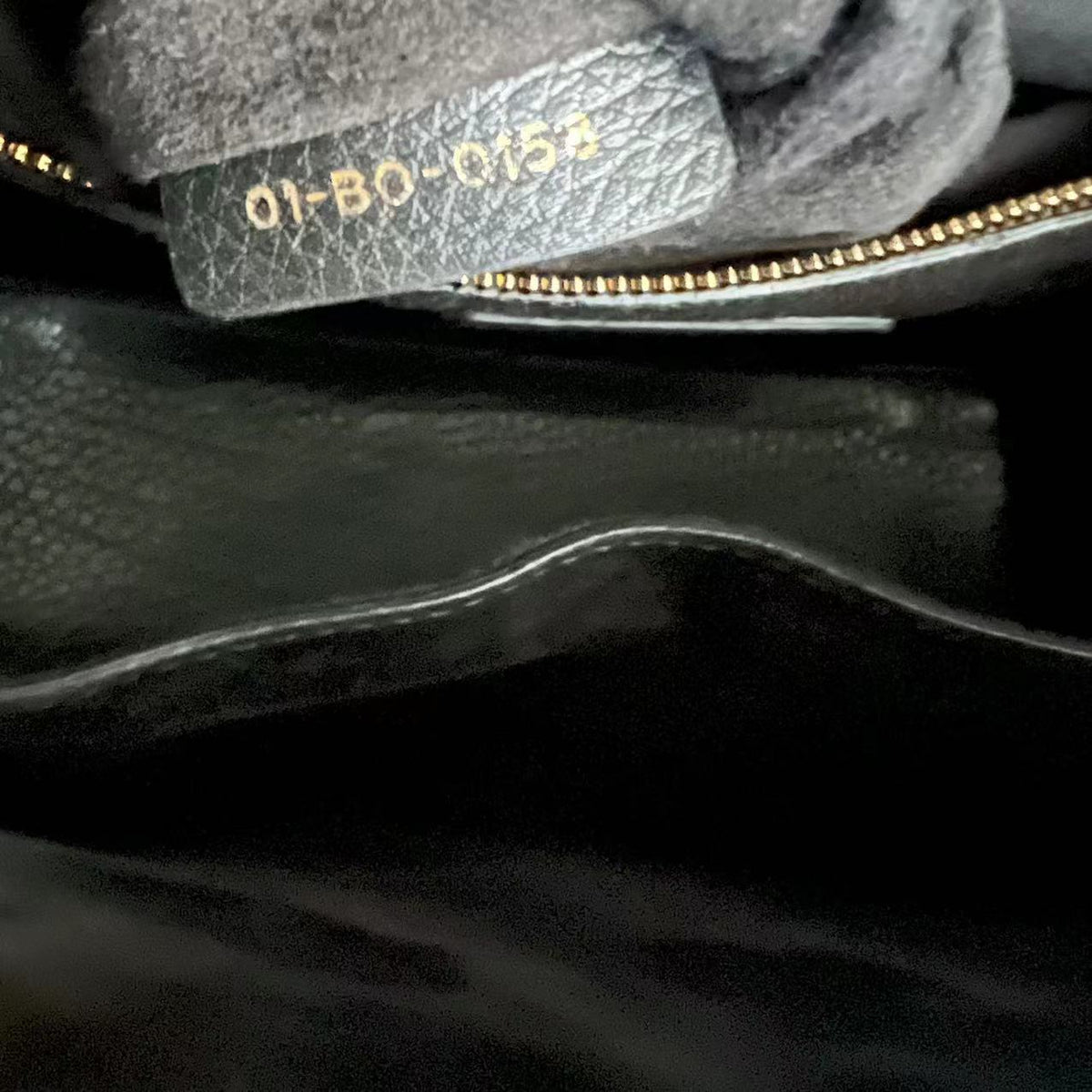 *Flap Version* Lady Medium Flap Cannage Grained Calfskin  Black GHW
