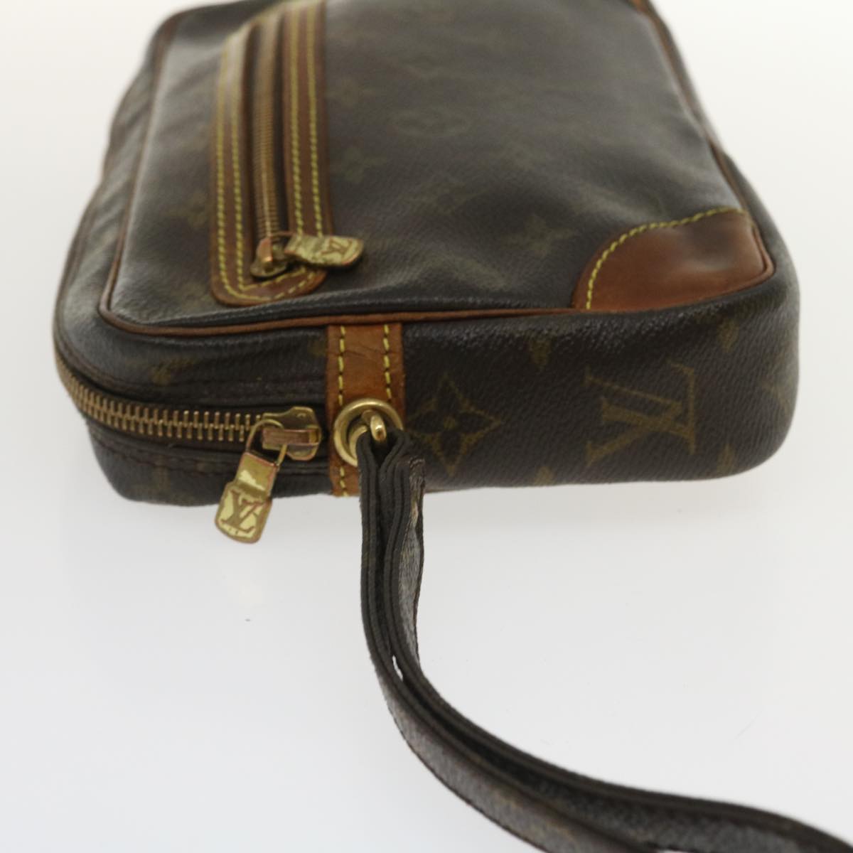 LOUIS VUITTON Monogram Marly Dragonne GM Clutch Bag M51825 LV Auth fm1336