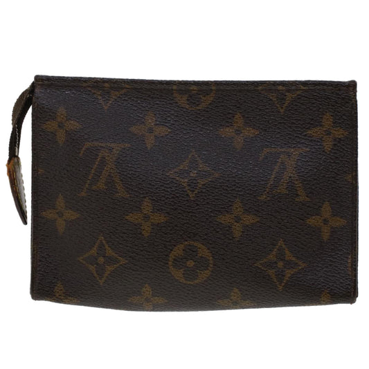 LOUIS VUITTON Monogram Poche Toilette 15 Pouch M47546 LV  fm2496