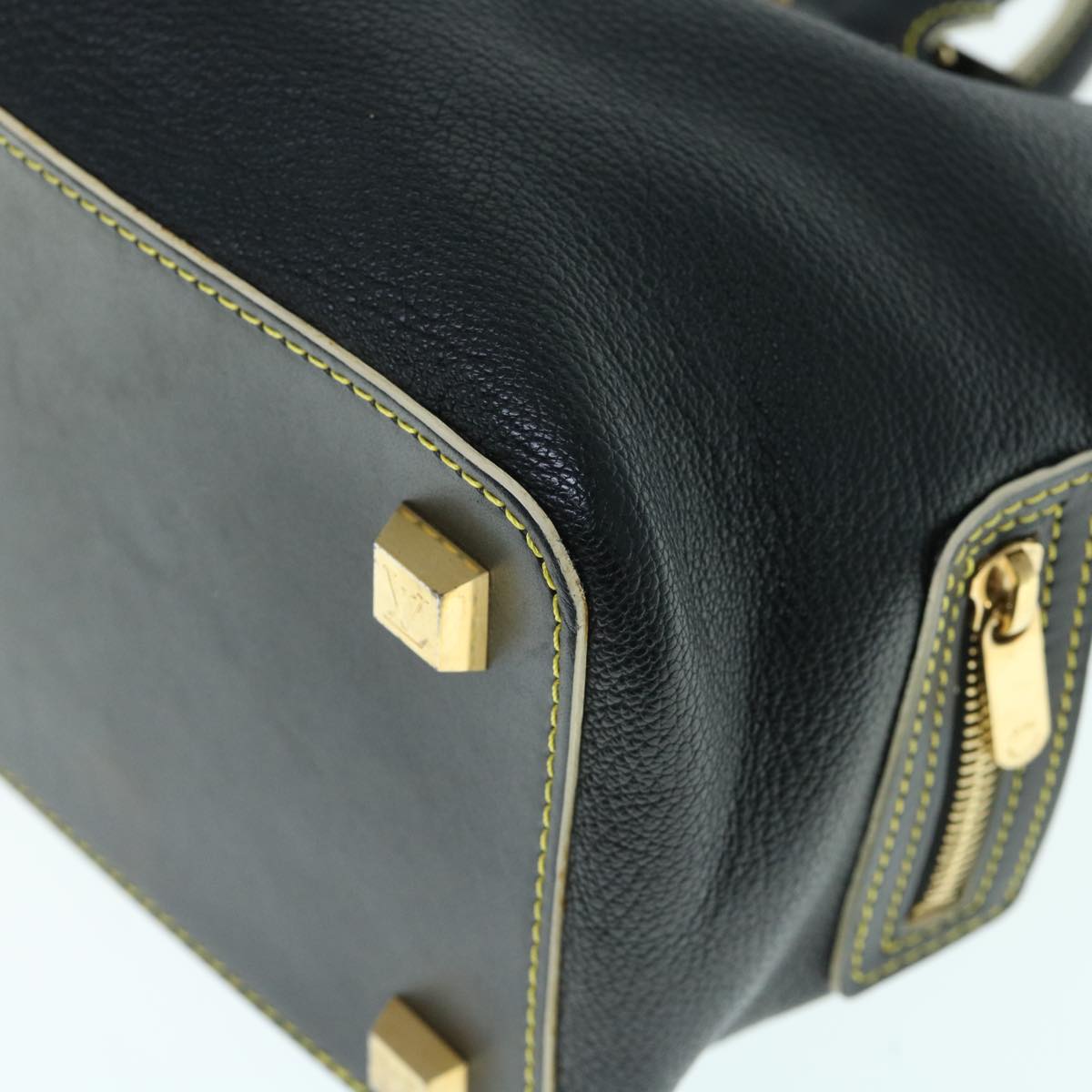 LOUIS VUITTON Suhari Ange New PM Hand Bag Black M91805 LV Auth fm3057