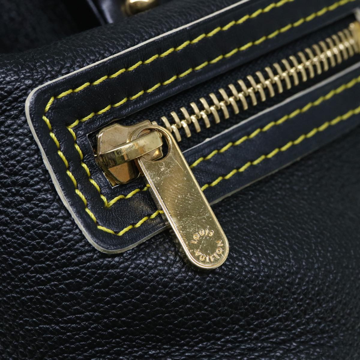 LOUIS VUITTON Suhari Ange New PM Hand Bag Black M91805 LV Auth fm3057