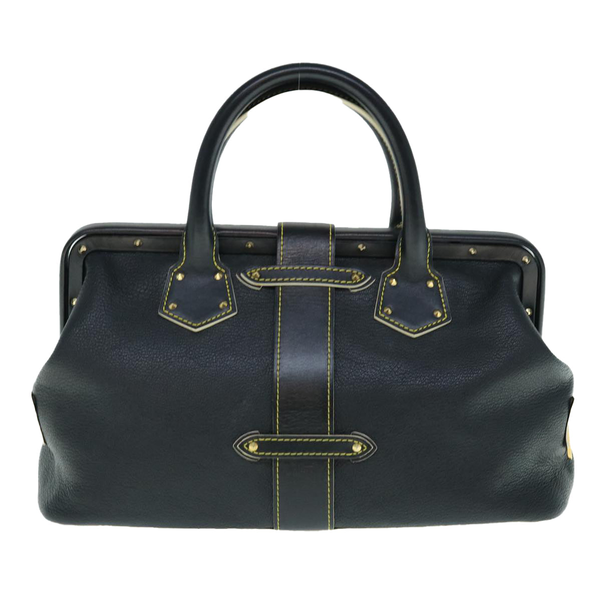 LOUIS VUITTON Suhari Ange New PM Hand Bag Black M91805 LV Auth fm3057