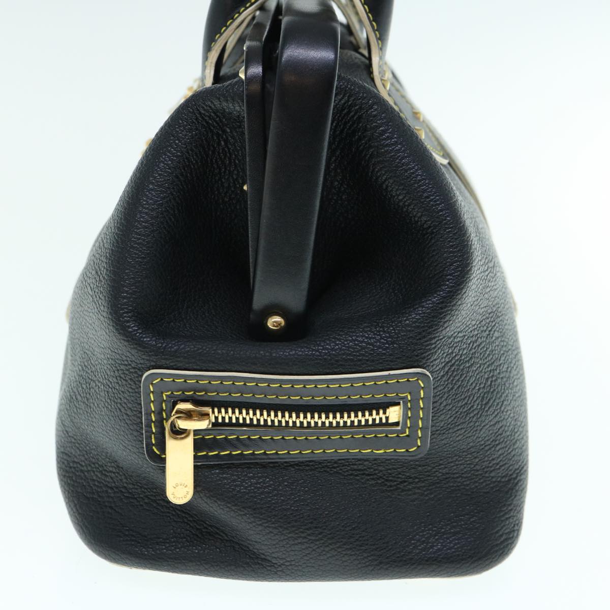 LOUIS VUITTON Suhari Ange New PM Hand Bag Black M91805 LV Auth fm3057